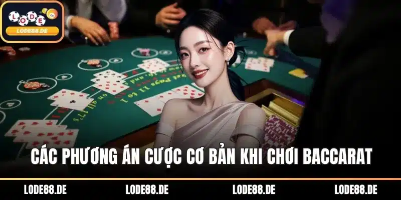 Các phương án cược cơ bản khi chơi Baccarat